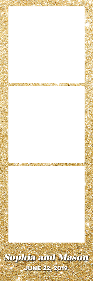 Gold Glitter - Tan (320x960), Png Download
