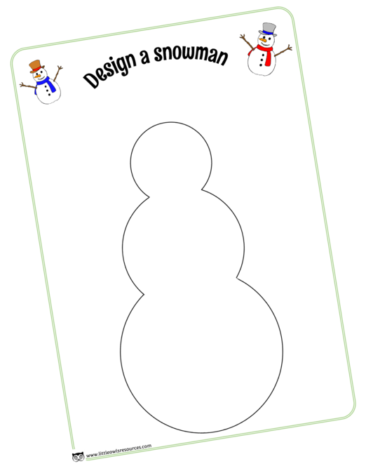 Design Your Own Snowman - Games (1000x667), Png Download