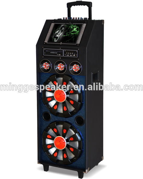 Professional Dj Speakers With Colorful Lights - Zte Ac2726 (600x600), Png Download