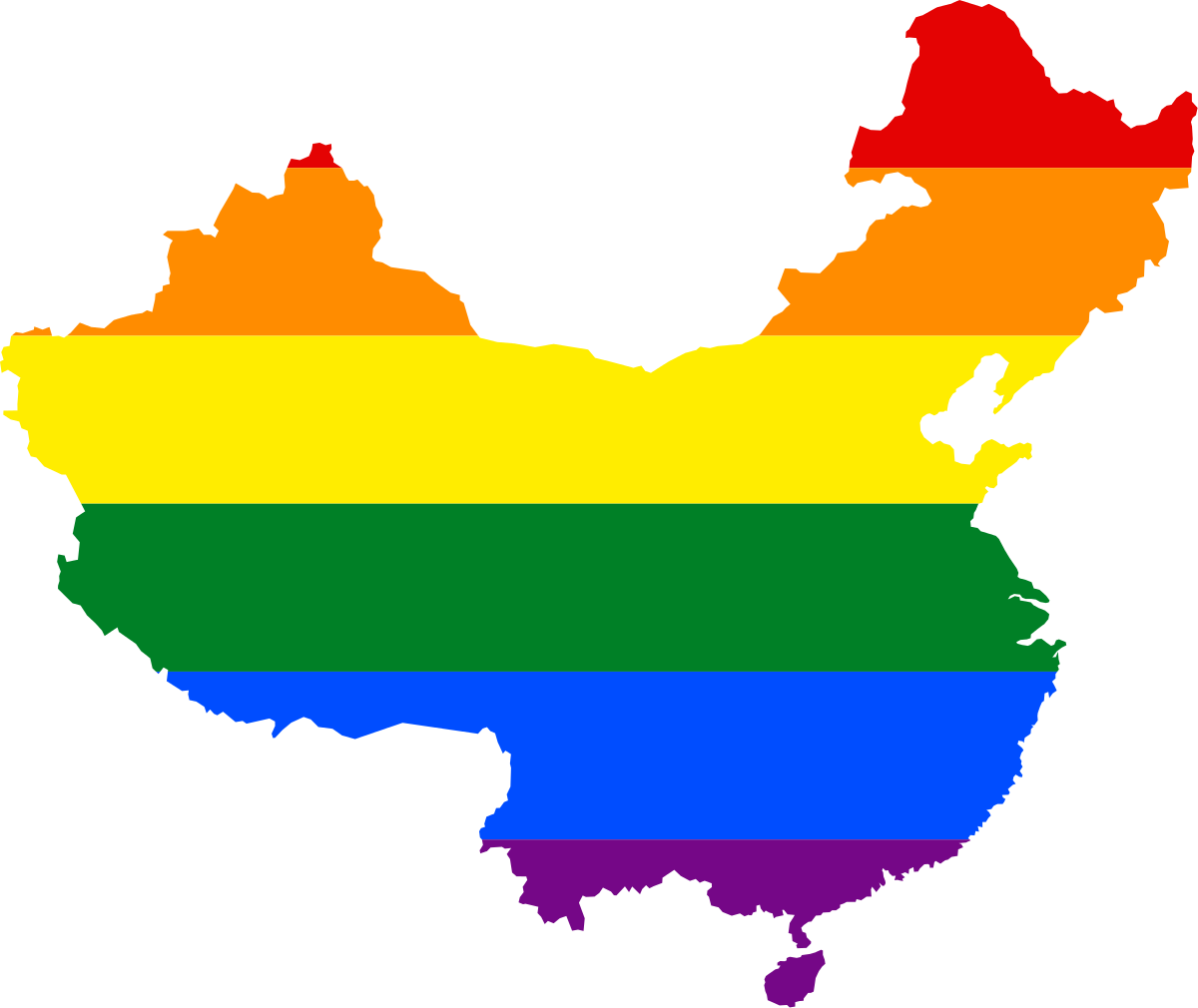 Map Of China (1200x1010), Png Download