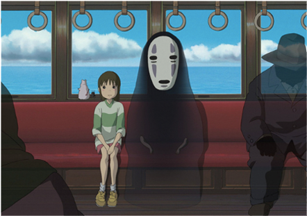 S2 Spirited Away Poster - Sento Chihiro No Kamikakushi (464x669), Png Download