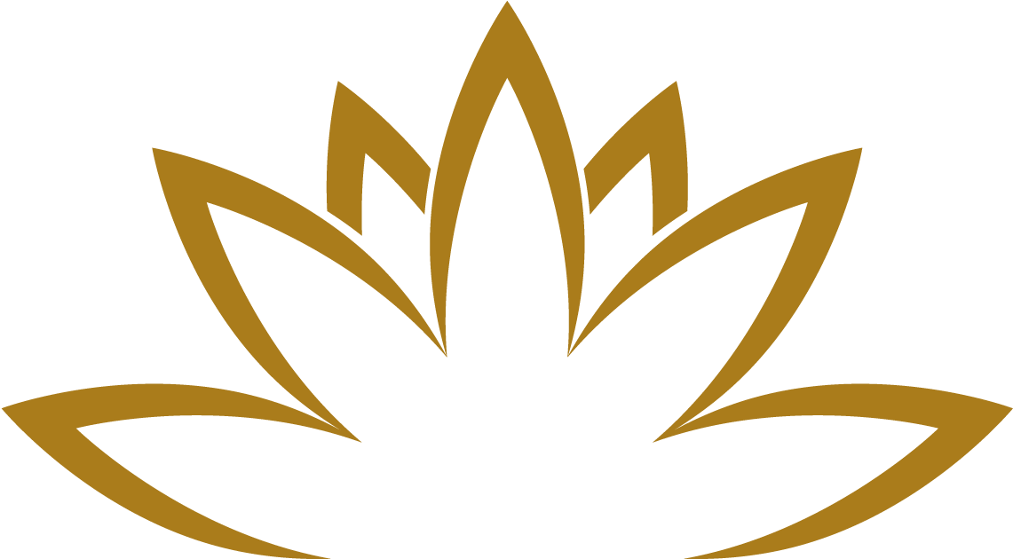 Lotus Vector Png - Simbolo Da Estetica Dourado (1217x775), Png Download