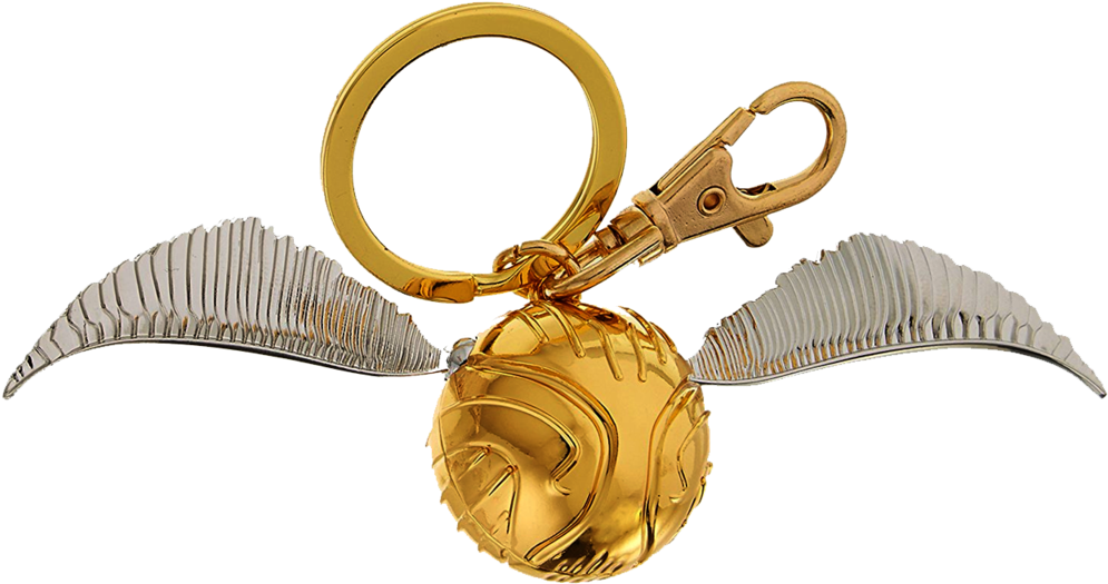 Llavero Golden Snitch Harry Potter - Golden Snitch Keychain (1024x576), Png Download