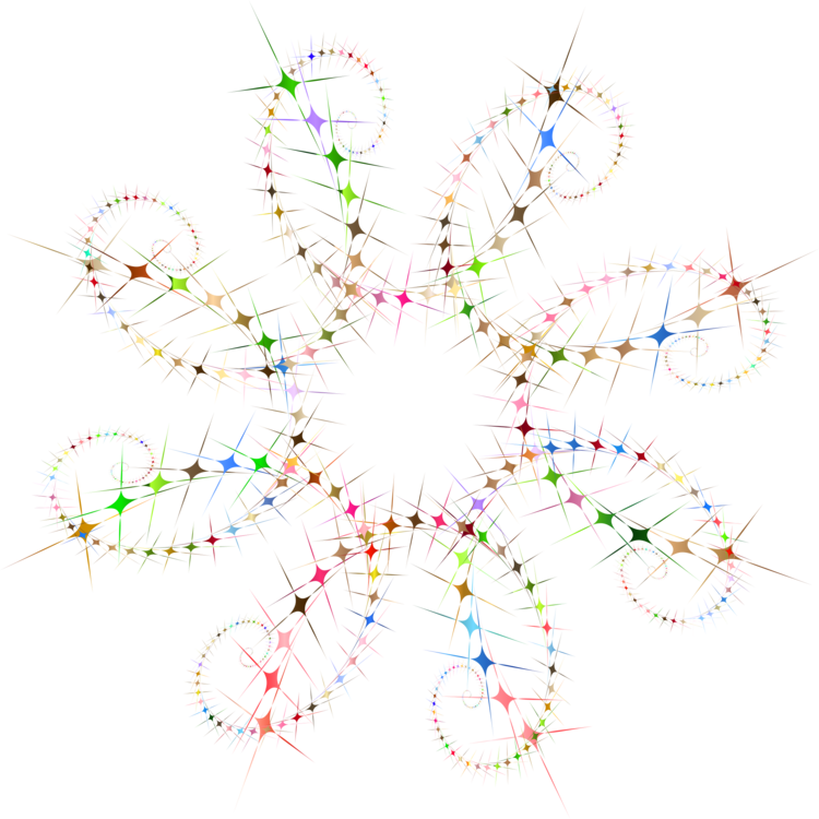 Golden Spiral Circle Point Line - Circle (750x750), Png Download