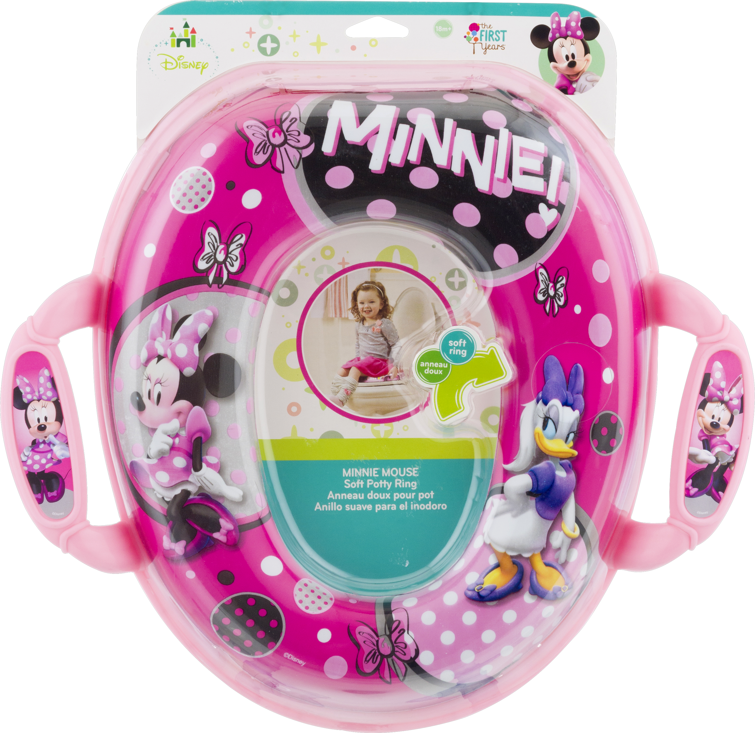 The First Years Disney Minnie Mouse Soft Potty Ring - Inflatable (2500x2428), Png Download