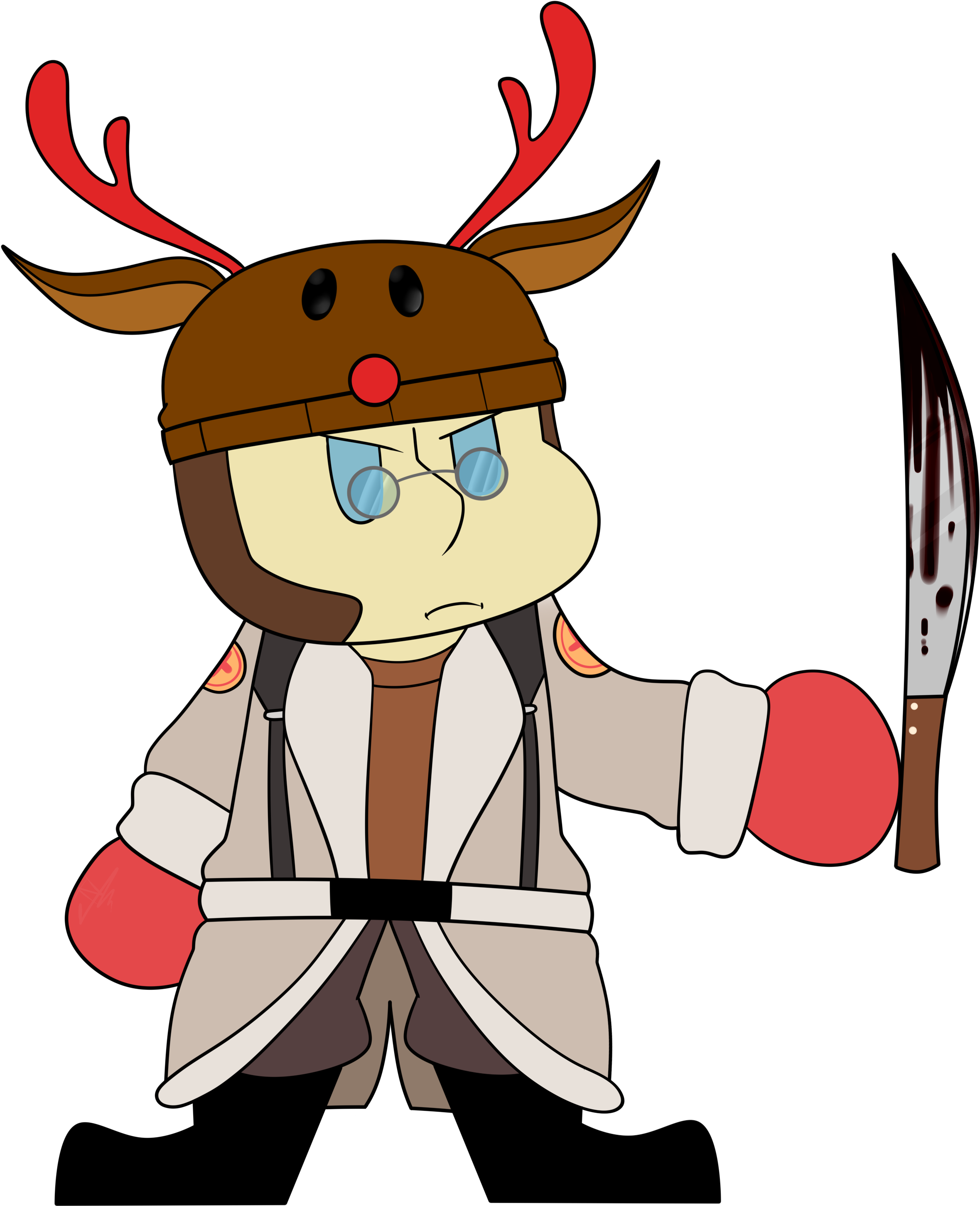 A Pure Medic - Cartoon (2742x3031), Png Download