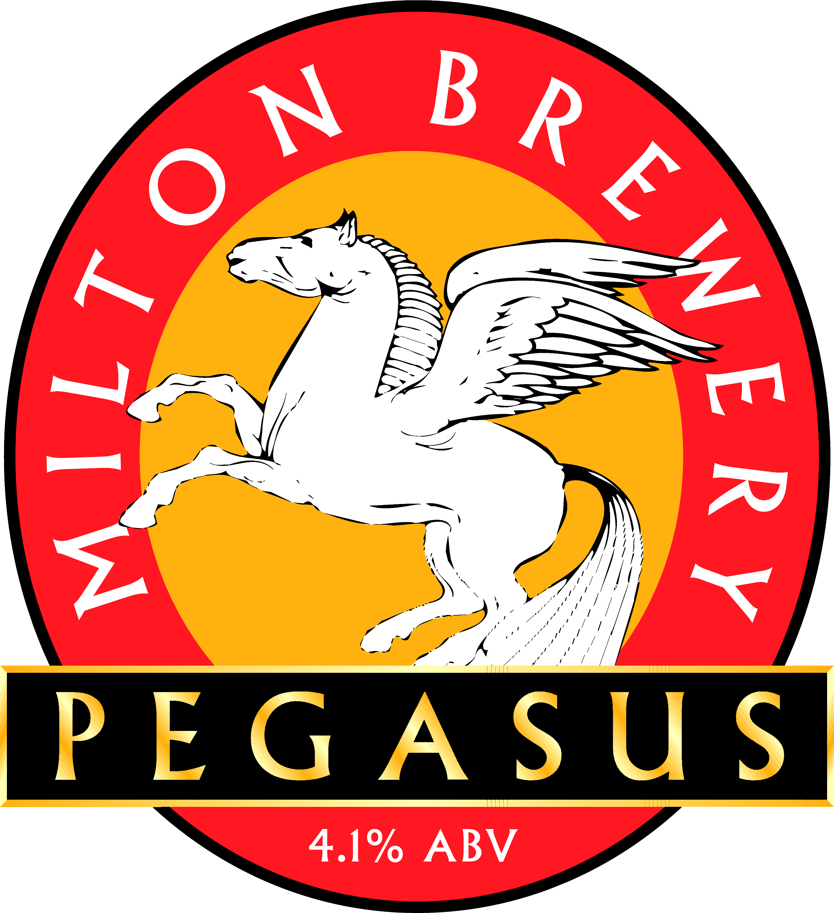 Milton Brewery Pegasus (2898x3174), Png Download