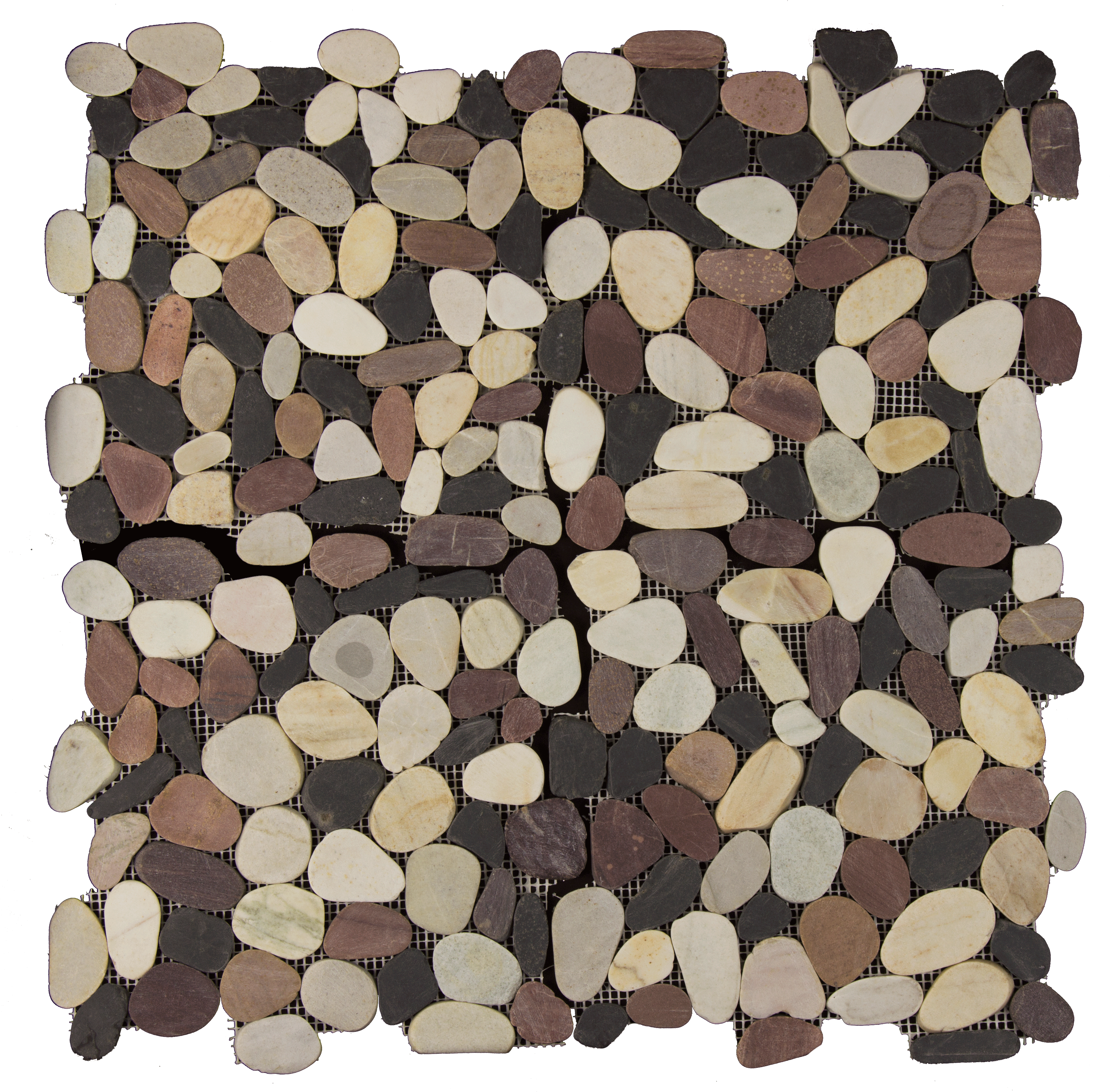 Flat Matte Pebble Mosaics - Wood (3500x3500), Png Download