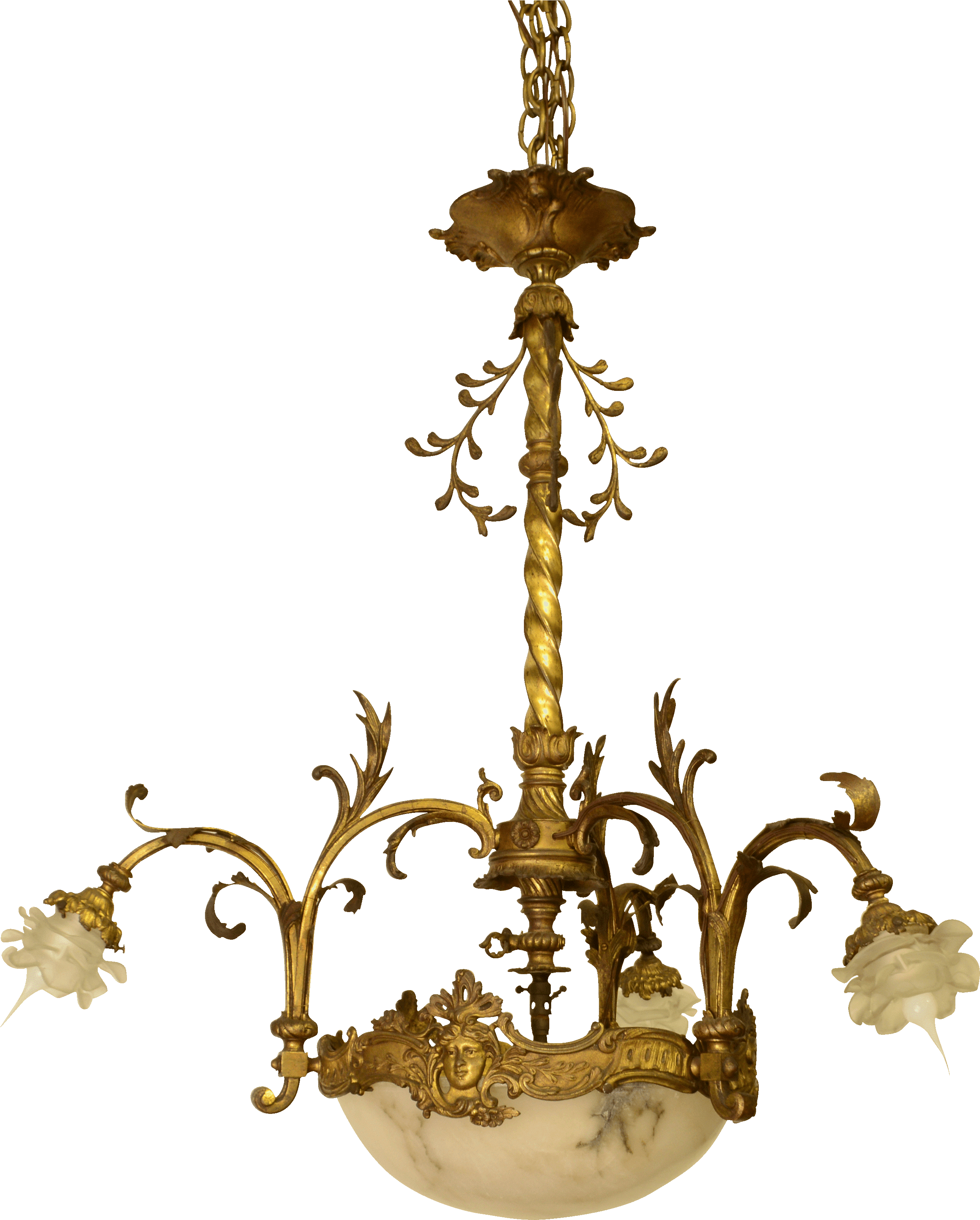 Antique Chandeliers From Bevolo Can Pull Your Room - Chandelier (3012x3424), Png Download