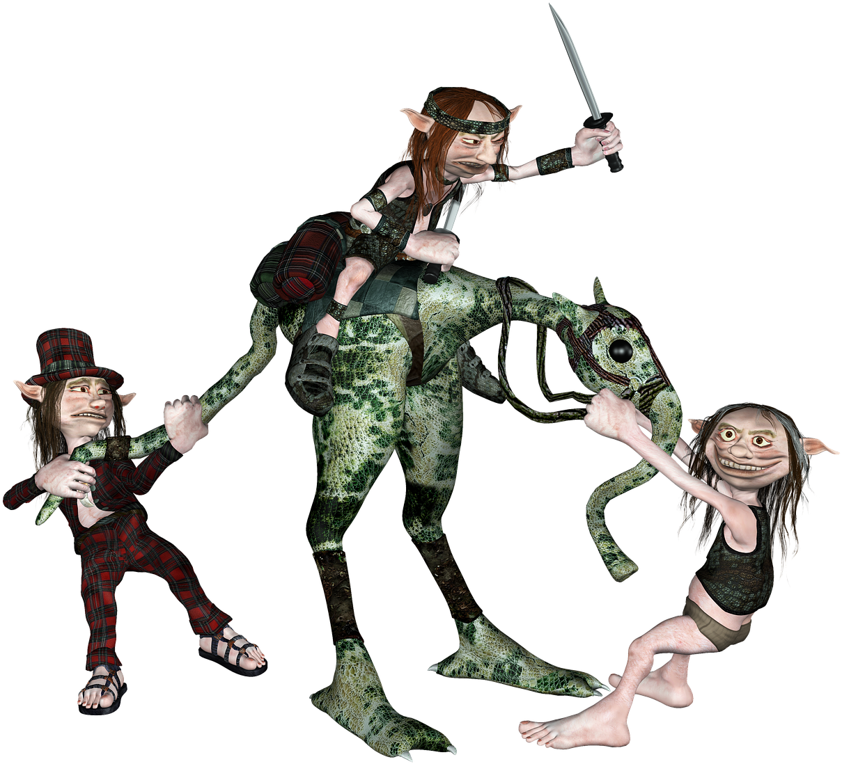 Creatures Riding Elves - Fate Elfo Sfondo Trasparente (1280x1182), Png Download