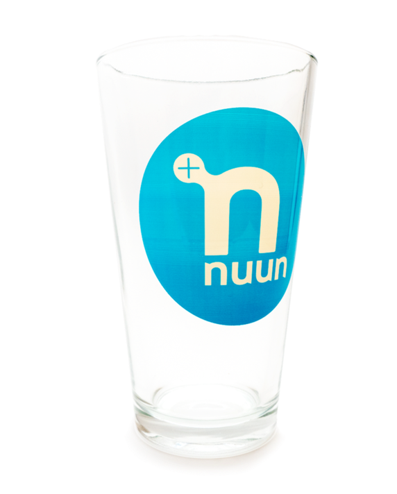 Nuun Pint Glass - Pint Glass (900x900), Png Download
