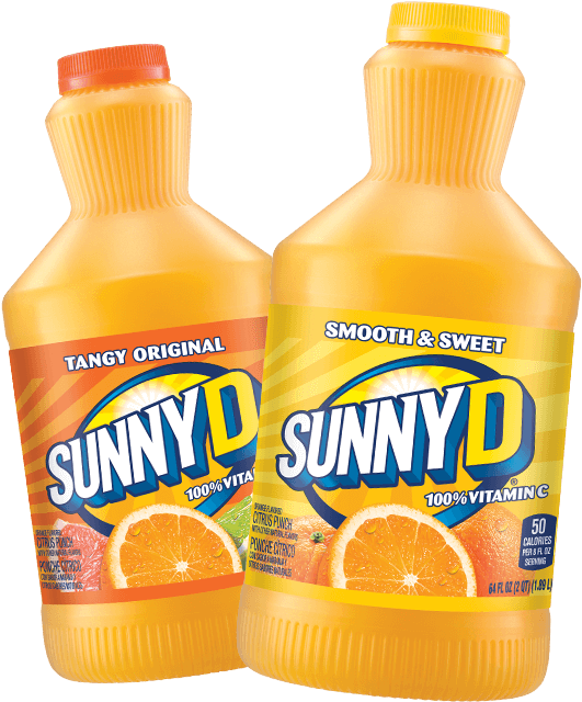 Sunny D Png - Sunny D (530x654), Png Download