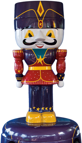 Riding Magic Carpet Stamp - Cartoon (560x555), Png Download