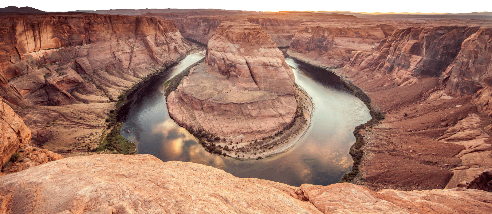 Canyon Png - Horseshoe Bend (1600x1067), Png Download