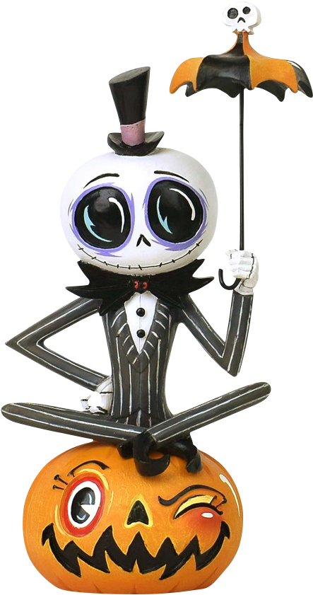Enesco, Llc Miss Mindy Jack Skellington Figurine - World Of Miss Mindy Nightmare Before Christmas (480x861), Png Download