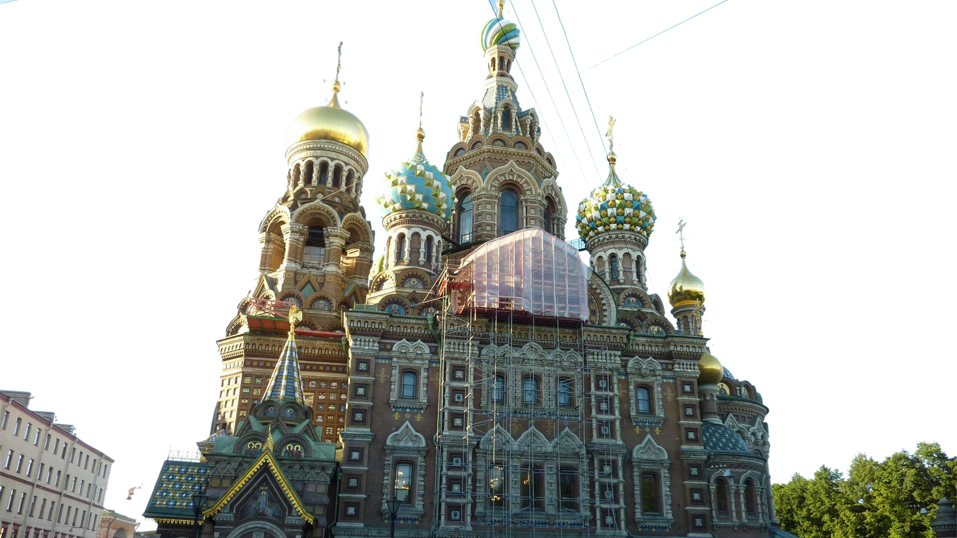 Cathederal Of The Resurrection Of Christ -russia (1920x1080), Png Download