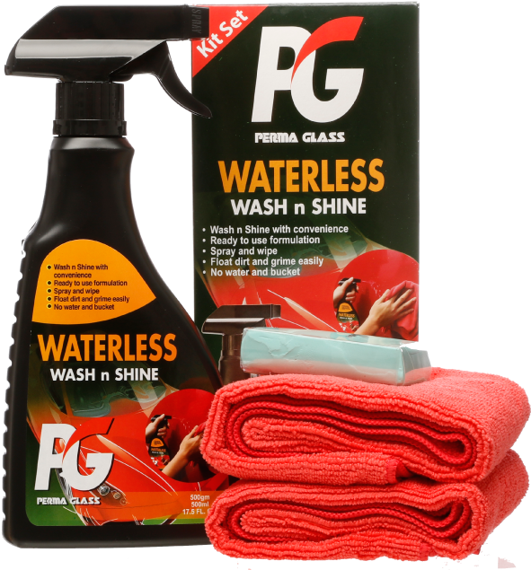 Pg Perma Glass Waterless Wash N Shine - Tread (640x640), Png Download