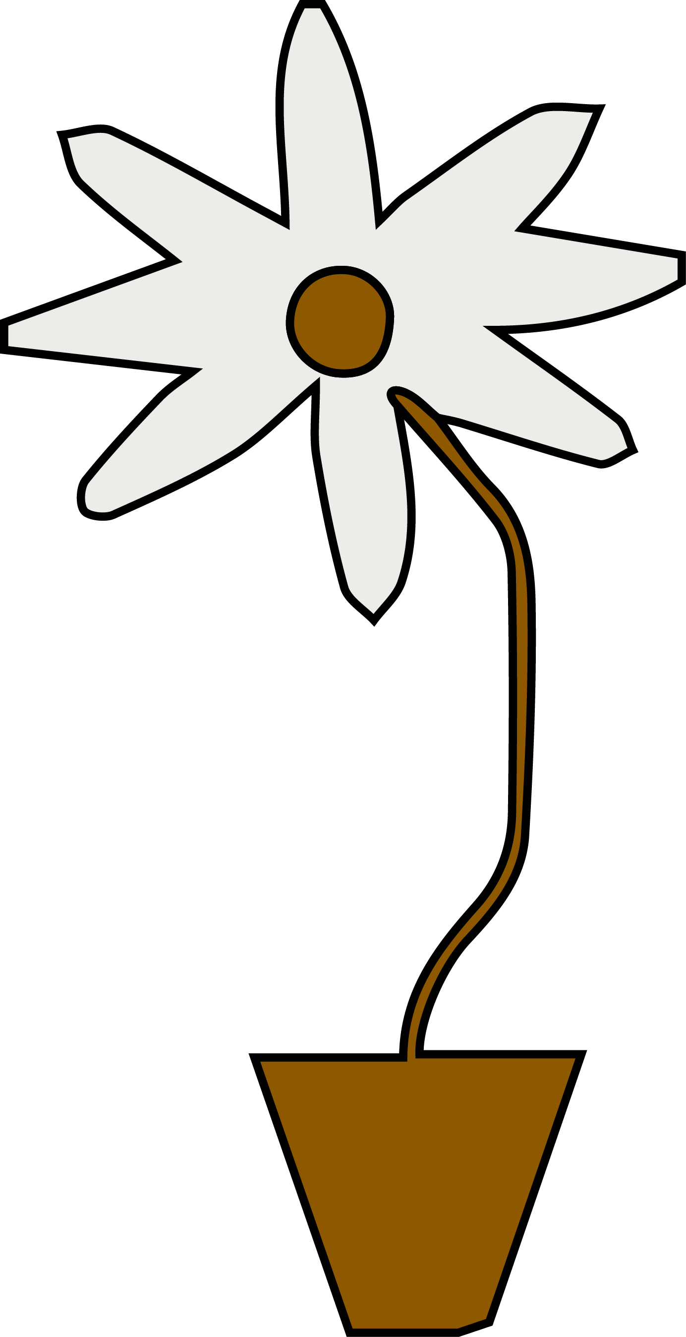 Daisy Clip Art Png Flower (1384x2696), Png Download