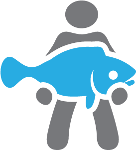 I'm An Angler - Angler Icon (768x461), Png Download
