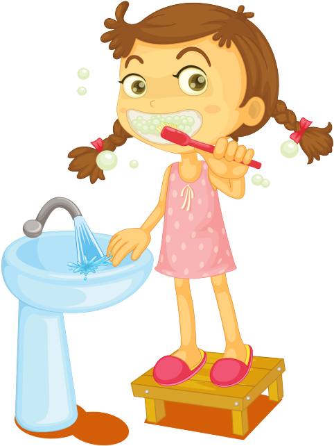 Kew Paediatric Group - Clip Art Brush Teeth (533x671), Png Download