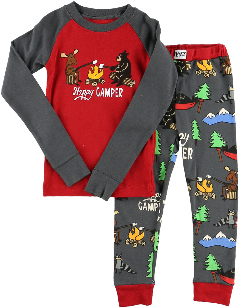 Happy Camper - Pajamas (863x1050), Png Download