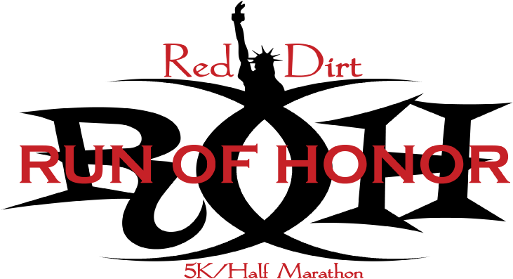 Red Dirt Run Of Honor Logo - Graphic Design (792x468), Png Download