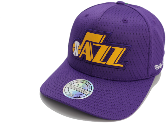 Utah Jazz Mitchell & Ness Jersey Logo 110 Flex Purple - Utah Jazz Logo 2011 (800x534), Png Download
