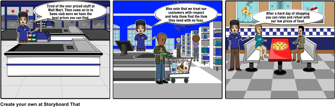 Sams Club - Cartoon (1164x385), Png Download