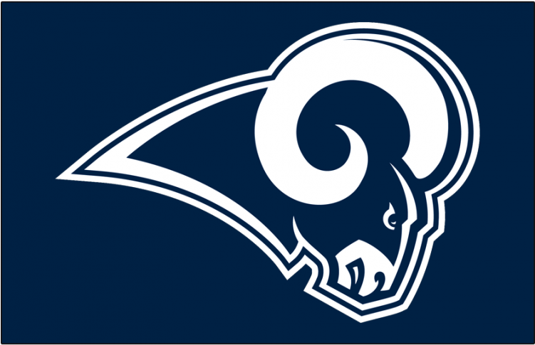 Los Angeles Rams Iron On Stickers And Peel-off Decals - Los Angeles Rams (750x930), Png Download