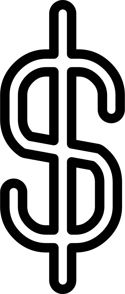 Currency Dollar Sign - Currency Symbol (418x980), Png Download