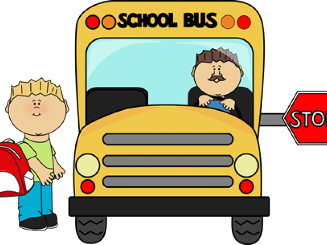 Bus Clipart Student - School Bus Driver Clipart (640x480), Png Download