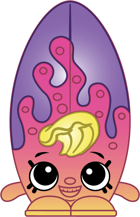 Syd Surfboard - Shopkins Png Season 8 (834x834), Png Download