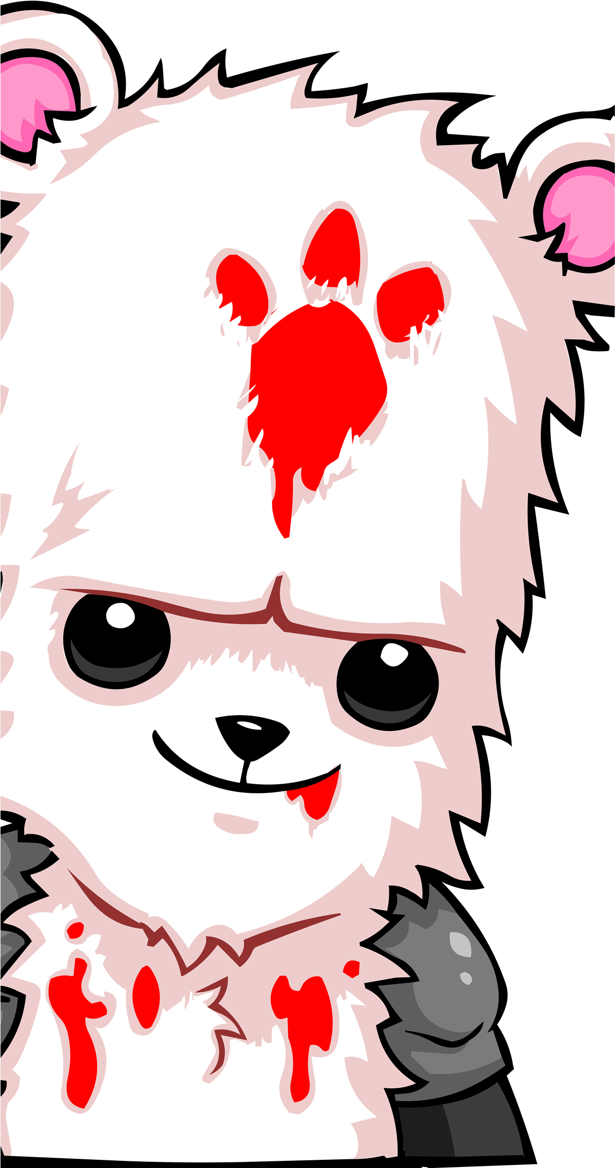 Bear - Castle Crashers Bear (1228x2745), Png Download