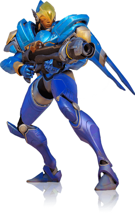 Full Hero Image Of Orisa - Pharah Overwatch Transparent Background (453x713), Png Download
