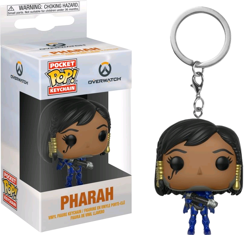 Pharah Funko Pocket Pop Vinyl Keychain - 889698327916 (801x770), Png Download