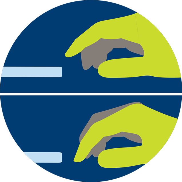 A Hand Demonstrates A Tapping Motion To Indicate A (637x637), Png Download