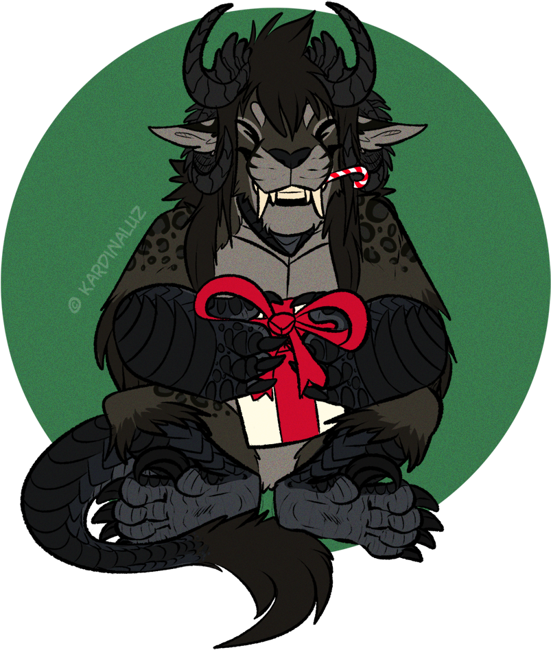 Chimera Christmas - Cartoon (966x1000), Png Download