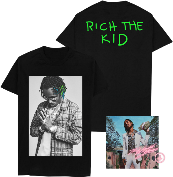 $32 - - Rich The Kid T Shirt (640x640), Png Download