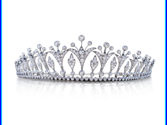 Diamond Clipart Princess Crown - Beauty Pageant Crown Png (640x480), Png Download