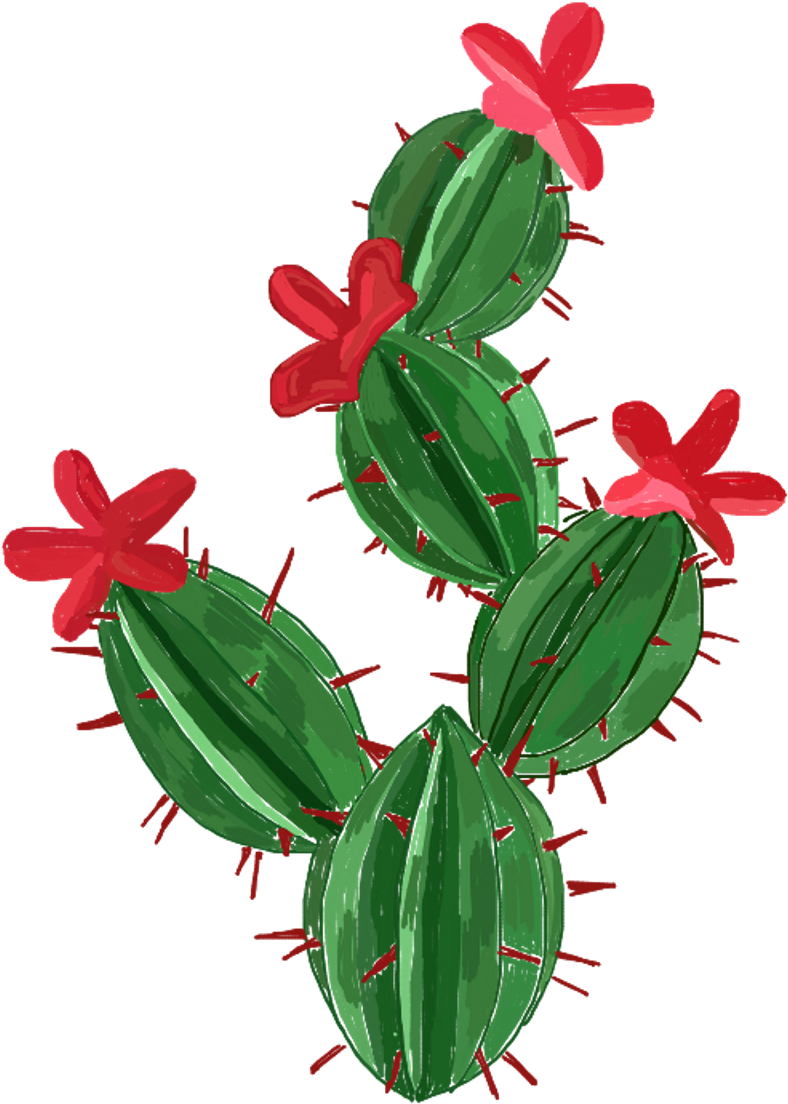 Cactus Sticker - Esculturas Con Papel Faciles (1024x1315), Png Download