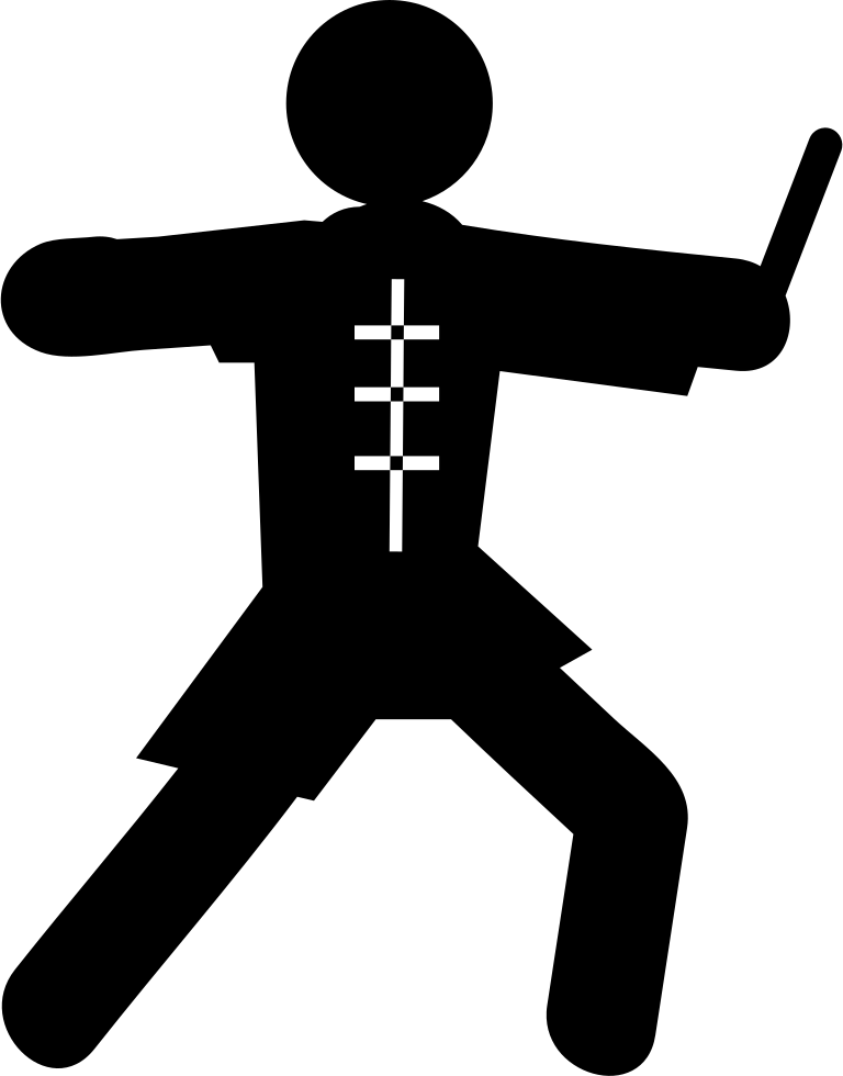 Martial Art Fighter Comments - Icono De Artes Marciales Png (768x980), Png Download
