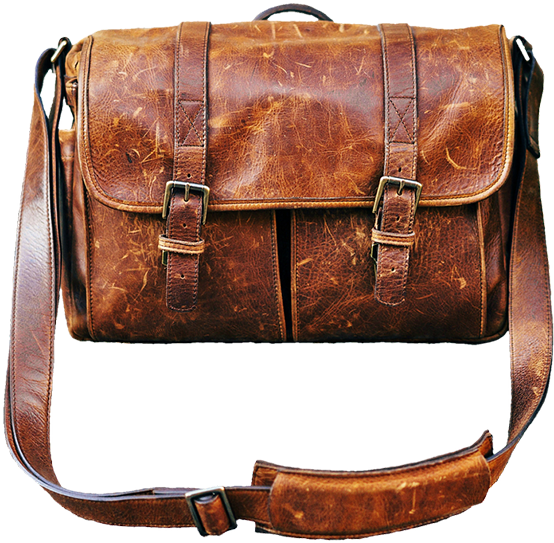 Men Leather Bag - Leather Crazy Horse Old (1019x607), Png Download