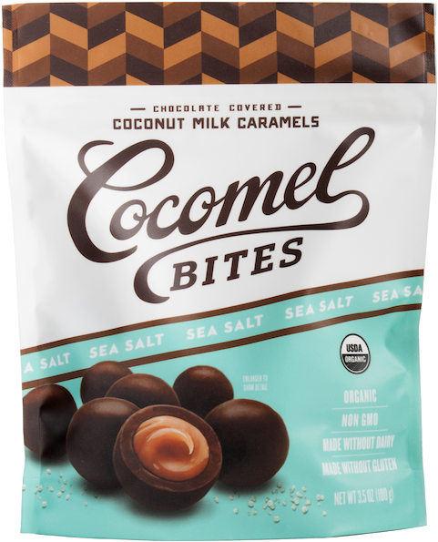 Jj's Sweets - Cocomels - Cocomel Bites - Sea Salt - Cocomel Bites (750x722), Png Download