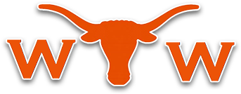 Wt White Longhorn Logo (450x450), Png Download