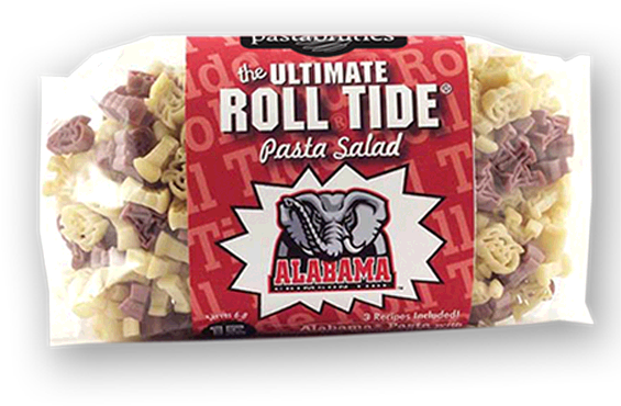 Alabama Roll Tide Pasta Salad - Football Pasta (600x450), Png Download