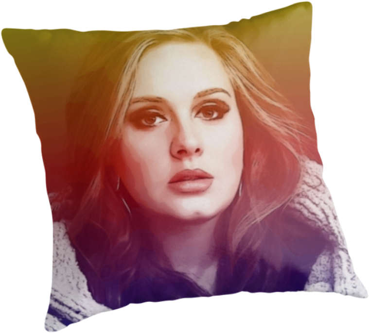 Adele Gift Ideas Pillow - Adele: Best Selling Artist Of Our Time [book] (1024x1024), Png Download