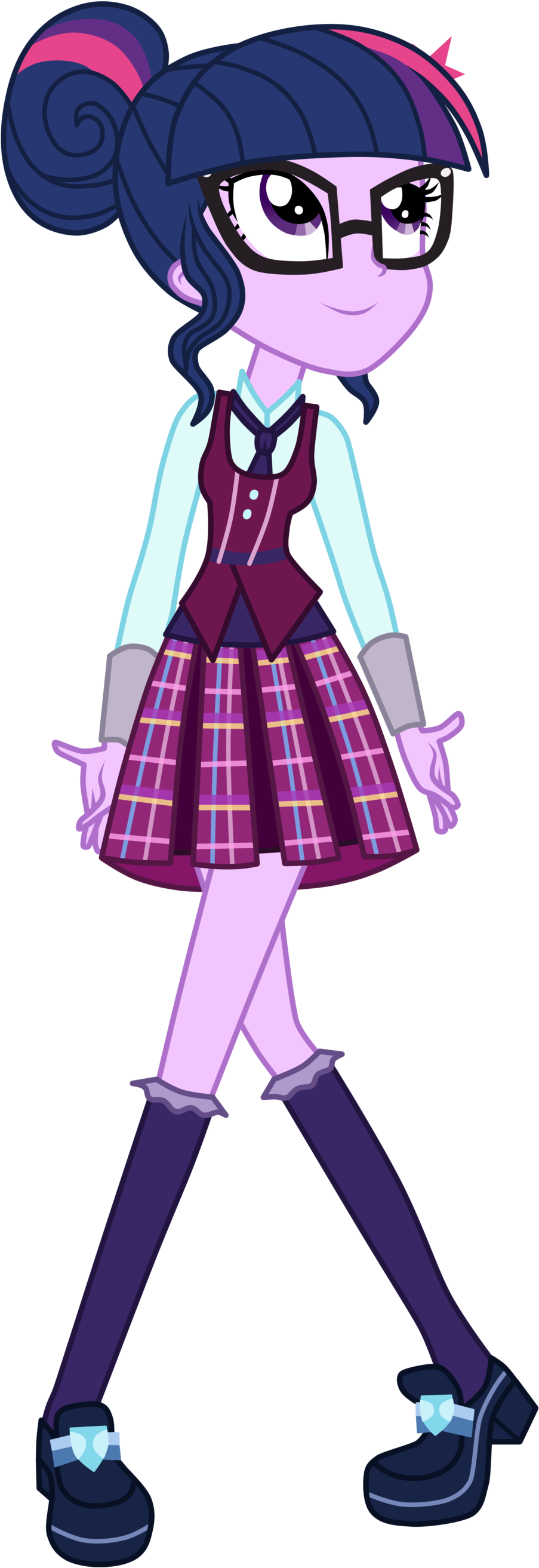 Twilight Sparkle/sci-twi - Equestria Girls Twilight Sci Twi (1024x2757), Png Download