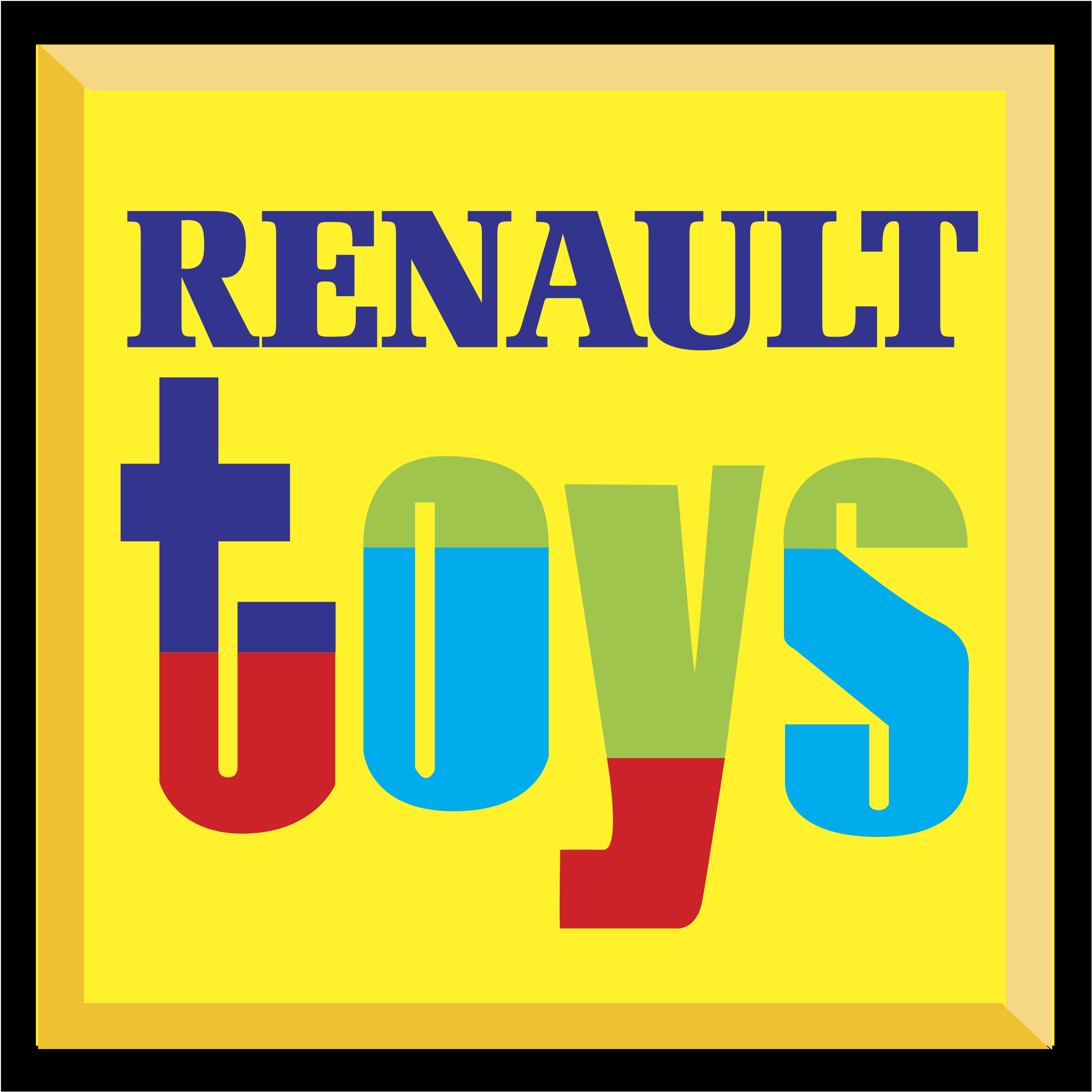 Renault Toys Logo Png Transparent - Renault (2400x2400), Png Download