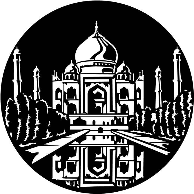 Taj Mahal - Apollo Design 4153 Taj Mahal Steel Pattern (800x800), Png Download