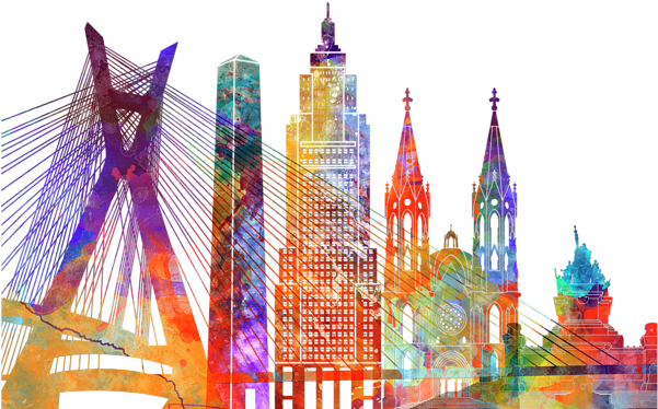 Click And Drag To Re-position The Image, If Desired - Sao Paulo Painting (600x385), Png Download